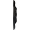 Ekena Millwork Granada Ceiling Medallion (Fits Canopies up to 7 1/8"), 23 3/8"OD x 3 5/8"ID x 2 1/2"P, Jet Black CM23GABLF - alternate 3